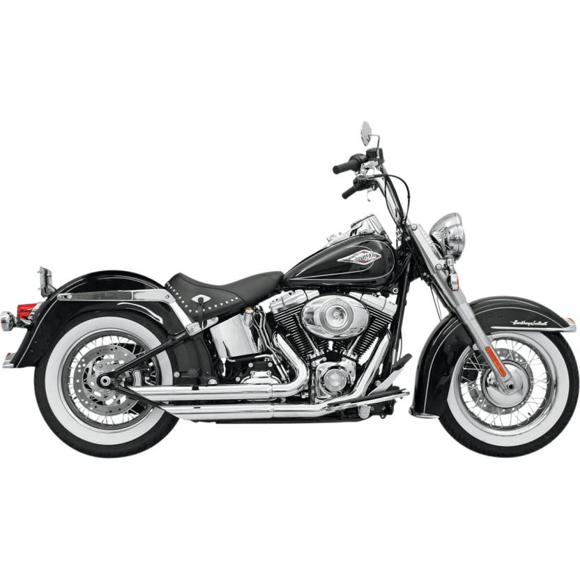 Bassani Chrome Firepower FireFlight Exhaust for Harley Softail Models 86-17
