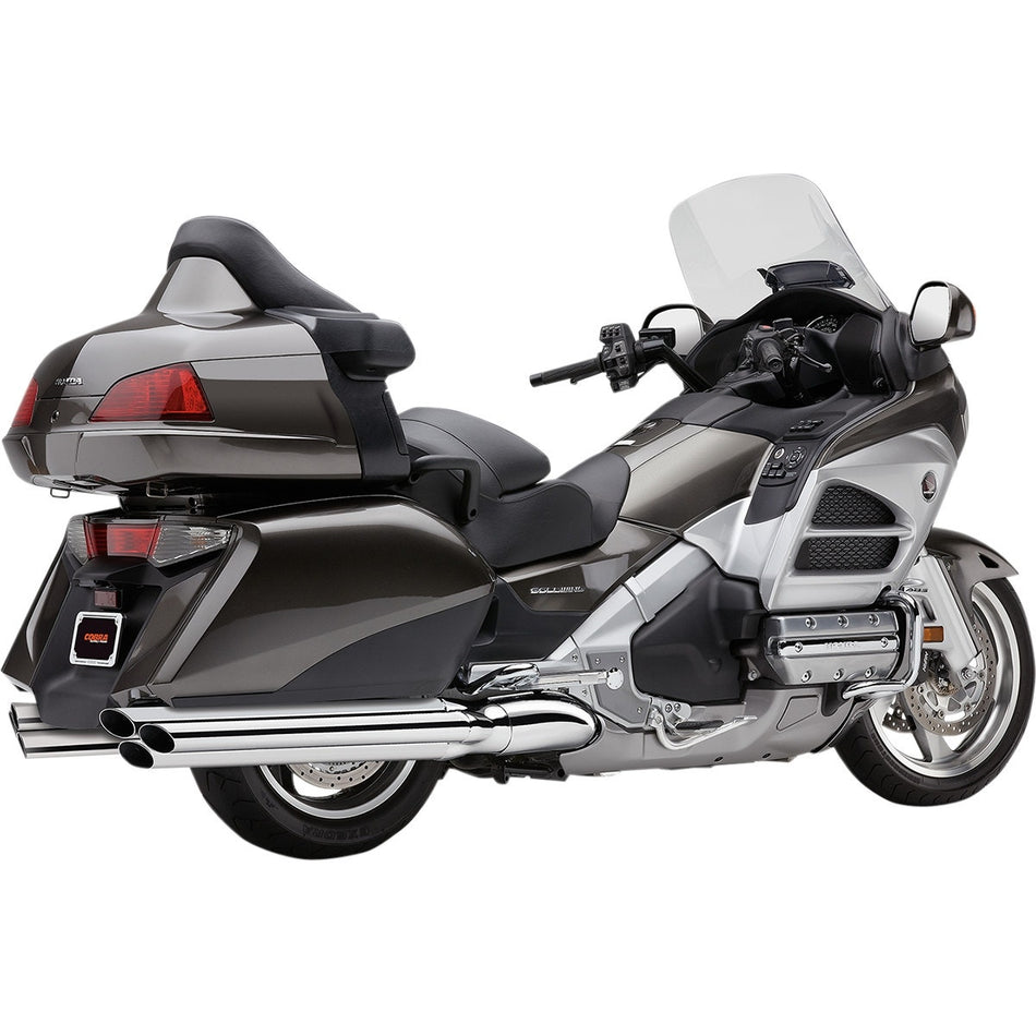 Cobra Exhaust 1217 Chrome Six-2-Six Slip-On Mufflers Honda Goldwing F6B