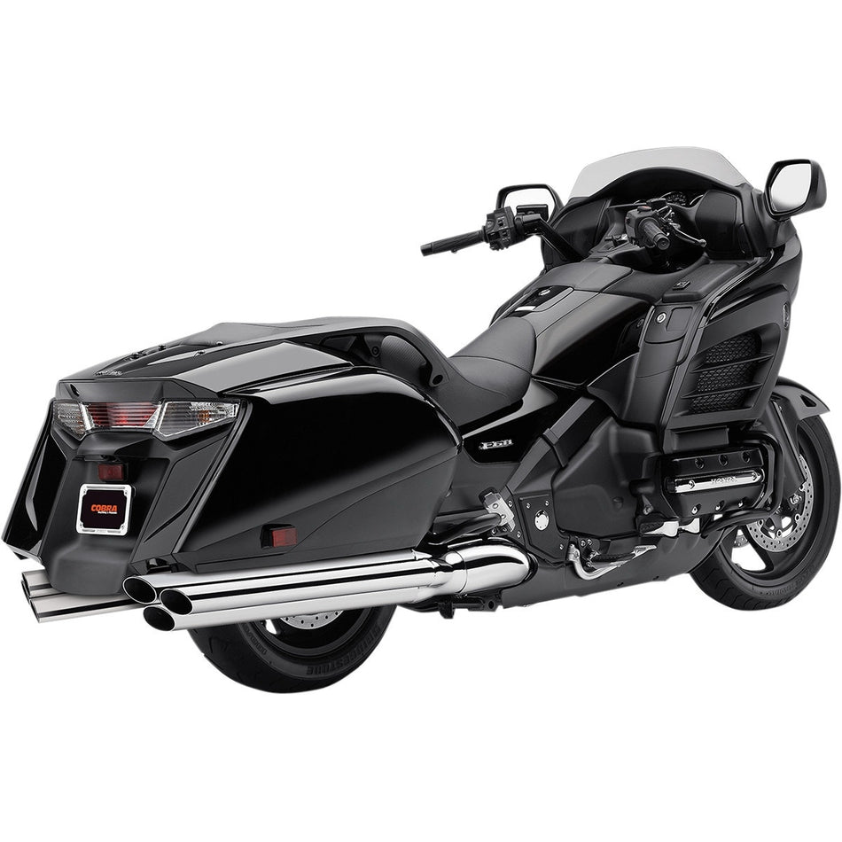 Cobra Exhaust 1217 Chrome Six-2-Six Slip-On Mufflers Honda Goldwing F6B
