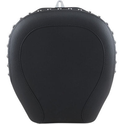 Mustang 75579 Smooth Black Studded Rear Passenger PillonSeat Harley FLH 97-22