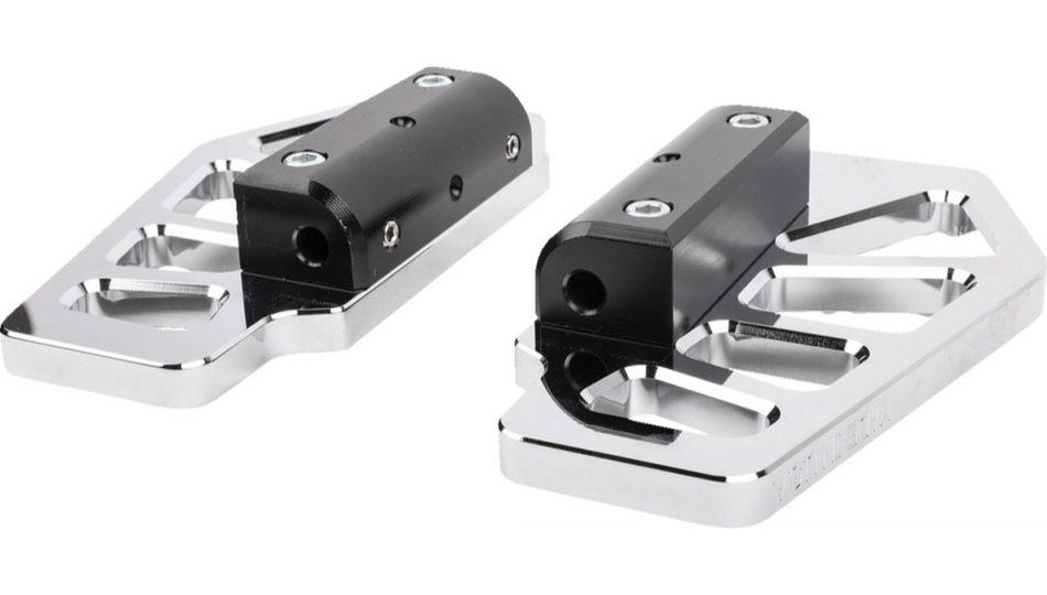 Thrashin Apex Mini Passenger Chrome Floorboards 4 Harley 99-23 Touring