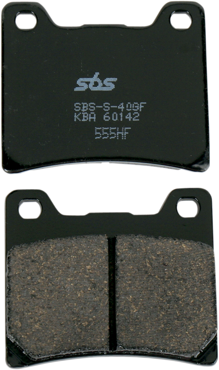 SBS 555HF Street Ceramic Organic Front/Rear Brake Pads