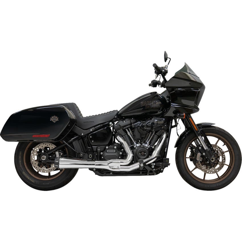 Bassani Road Rage 3 2-into-1 Black Exhaust System 4 Harley 18-23 FXRST/FLXRST/FLSB