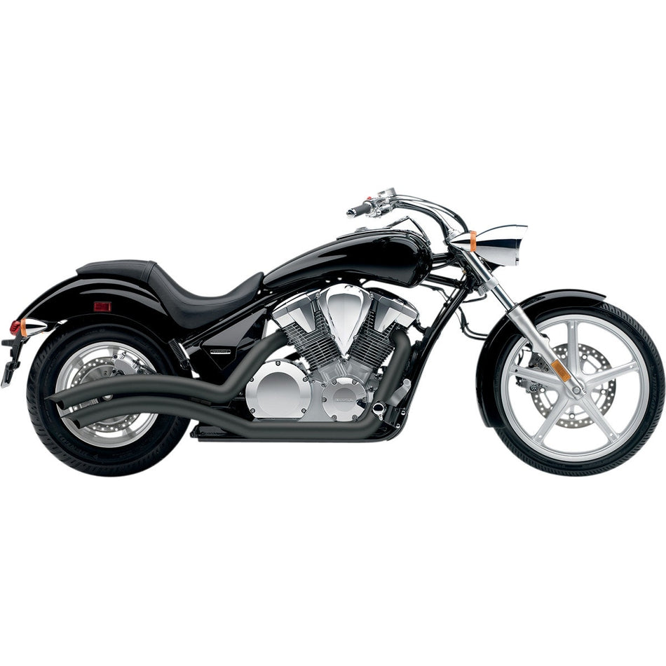 Cobra USA Black 1233B Speedster Swept Exhaust Pipes Honda Fury Stateline Sabre