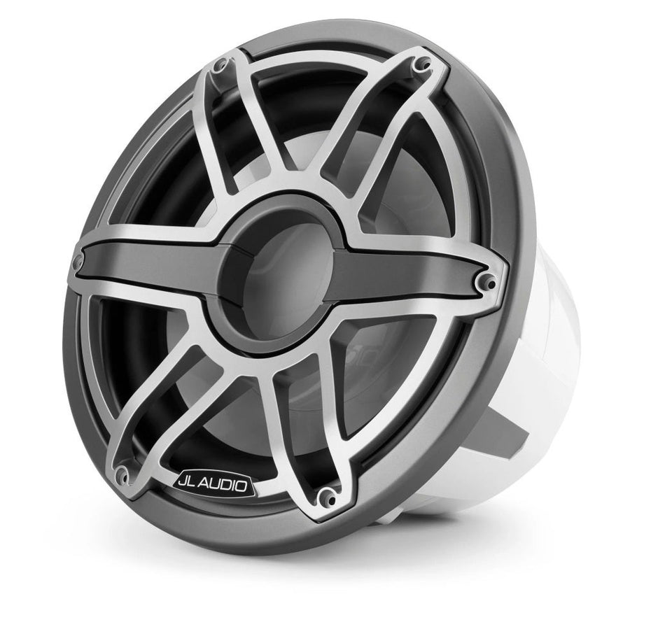 JL Audio 12-Inch Marine Subwoofer Driver Gray Metallic Trim Sport Grille, 4?