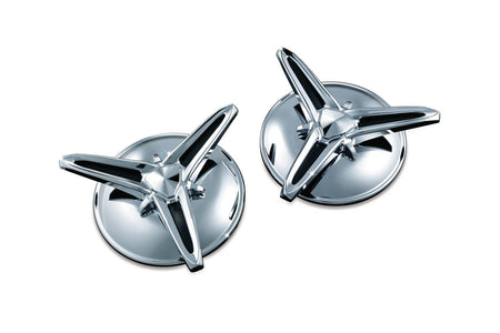 Kuryakyn Chrome Knock-Off Center Caps for Trikes '09-'17