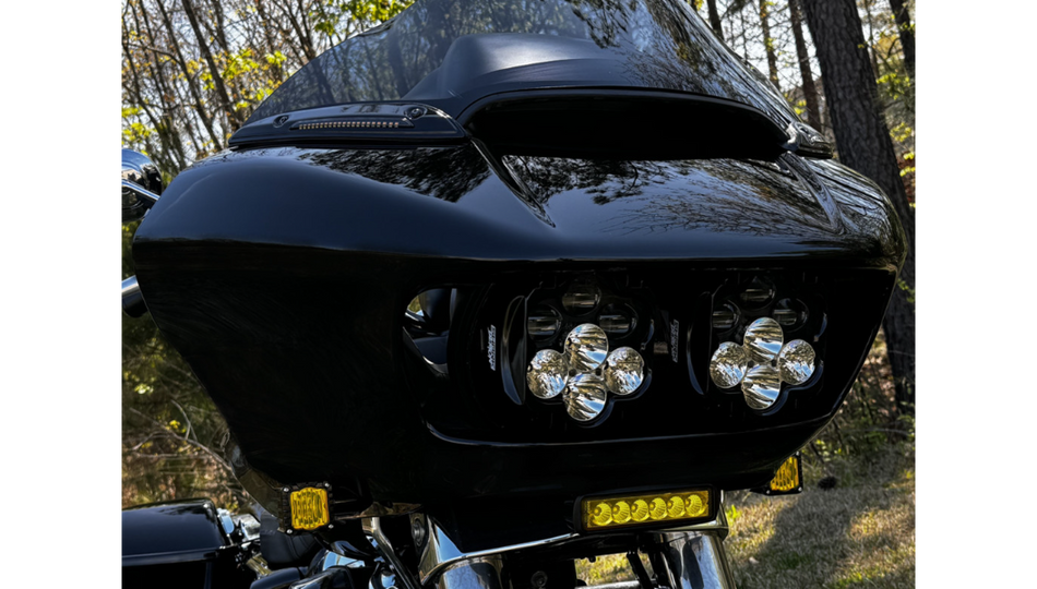 Custom Dynamics LED Light Bar W/Yellow LEDs 4 Harley 15-24 Road Glide