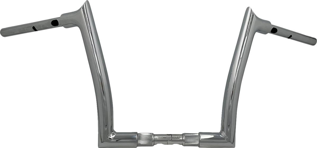 FBI Fat Baggers 1-1/2" EZ Pointed Top Handlebars for 24 FLTRX, 23-25 FLTRXSE - Chrome / 12"