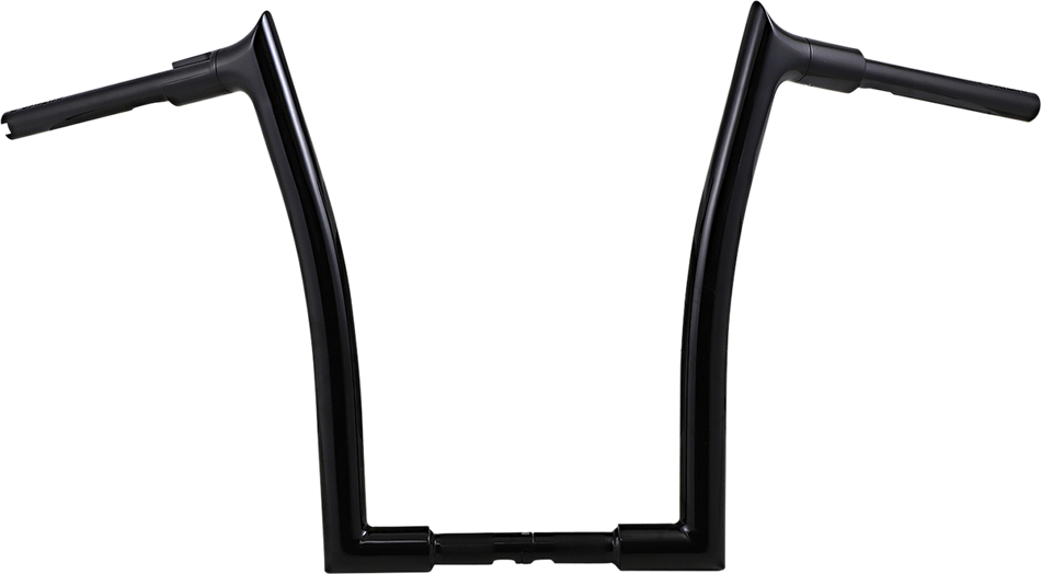 FBI Fat Baggers 1-1/2" EZ Pointed Top Handlebars for 08-16 FLHR, 08-13 FLTR - Black / 16"