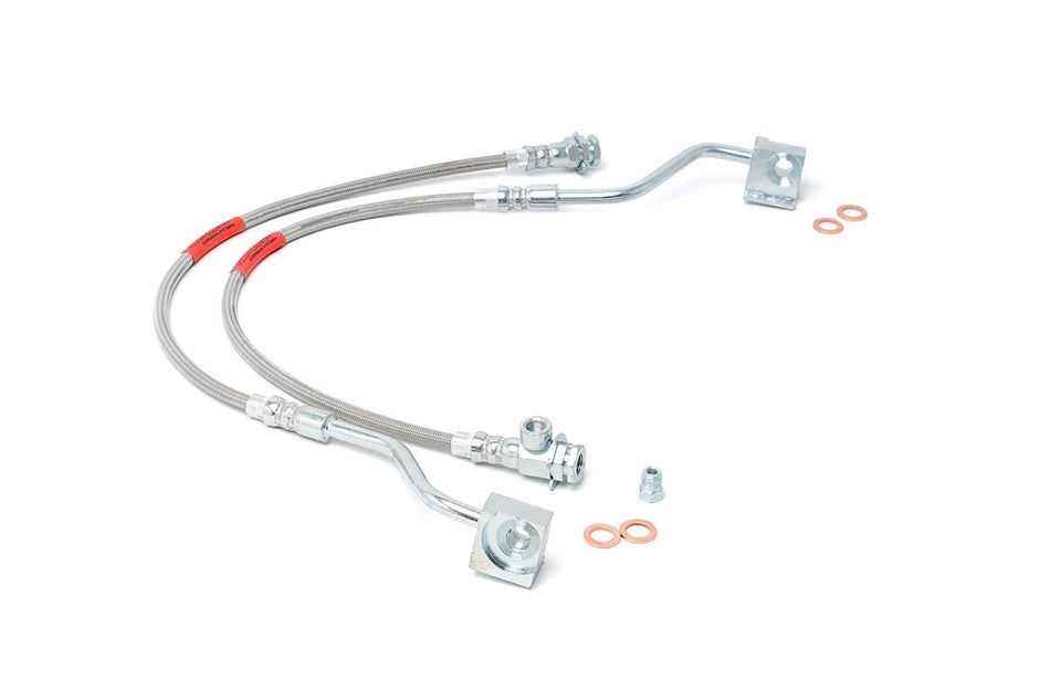 Rough Country 89310S Extended Front Brake Lines for Lifted 80-96 F150 Bronco