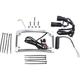 CD LED All-in-1 Signal Radius License Plate Frame 4 Harley FLHR/T 14-23