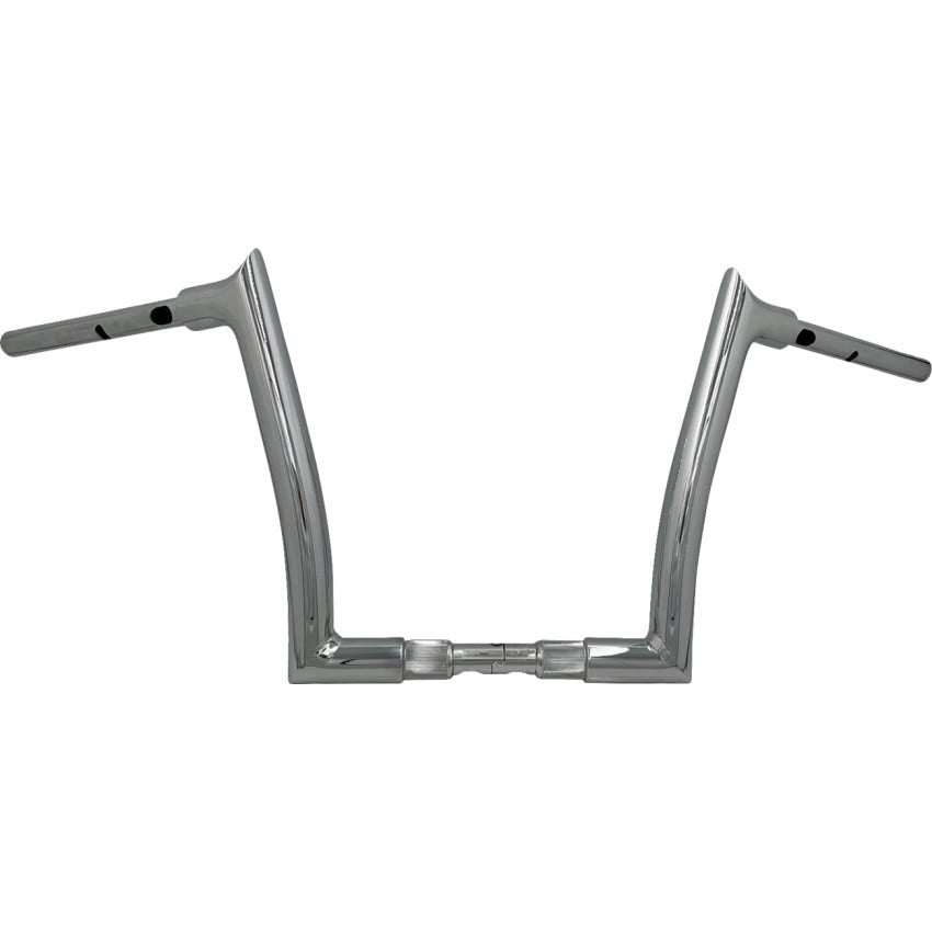 FBI Inc Chrome 1-1/2" EZ Install Pointed Top 12" Handlebar for 23.5-Up FLTRX