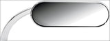 Arlen Ness Micro Mini Oval Mirror Harley or Metric