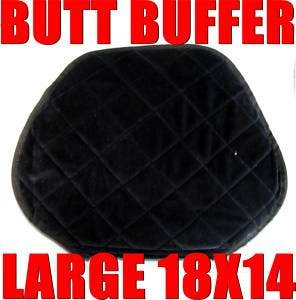 Butt Buffer Seat Pad for Harley or Metric Motorcycles Size Large 18W X 14L