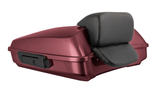Hogworkz Razor Tour Pack Slim Backrest Black Hardware for Harley® FLH '97-'25