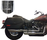 Tab Performance 3.5" Short Chrome Slip-On Muffler 18-Up Softail M8