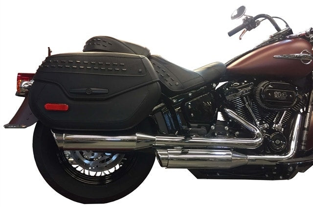 Tab Performance 3.5" Short Chrome Slip-On Muffler 18-Up Softail M8