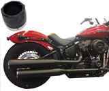 Tab Performance 3.5" Long Chrome Slip-On Muffler 18-Up Softail M8