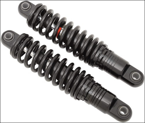 Drag Premium Low Profile Black 10.5" Adjustable Rear Spring Shocks XL