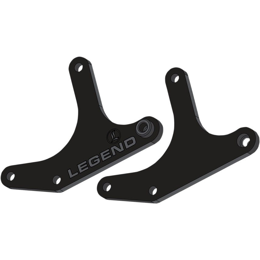 Legend Suspension Black Tri Glide Rear Lift Kit for Harley Trike Models