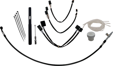 FBI Fat Baggers Control Installation Kit for 2014-2023 Harley-Davidson Touring - FLHR '21 / Black / 14"