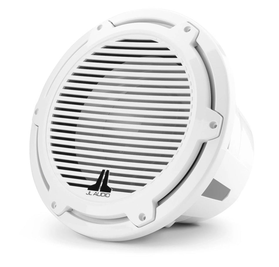 JL Audio 12-Inch Marine Subwoofer Driver Gloss White Trim Classic Grille, 4?