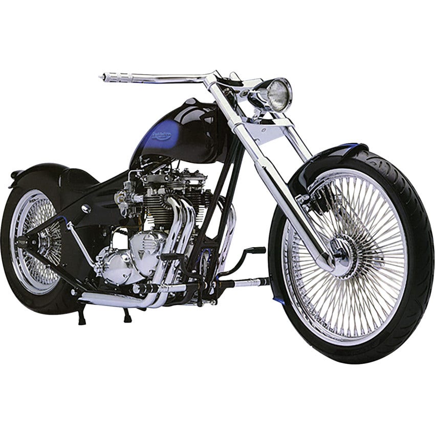 Headwinds 5-3/4" Vampire Concours Rocket Chrome Headlight Housing Harley 80-16