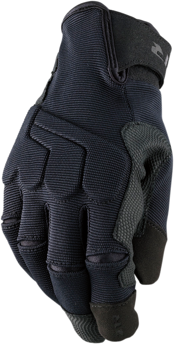 Z1R Mens Mill D3O Motorcycle Gloves - Black