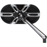 Arlen Ness Caged Series Deep Cut Forged Mirror Harley Universal