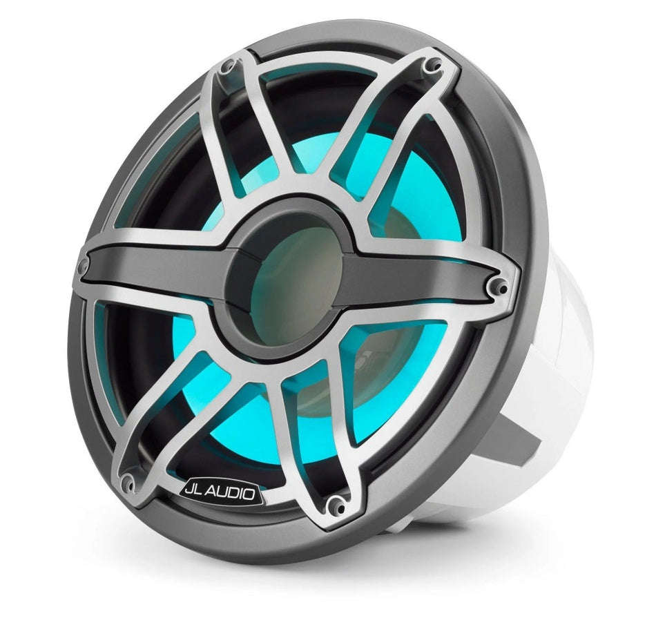 JL Audio 12-Inch Marine Subwoofer Driver W/Transflective LED Lighting Gray Metallic
