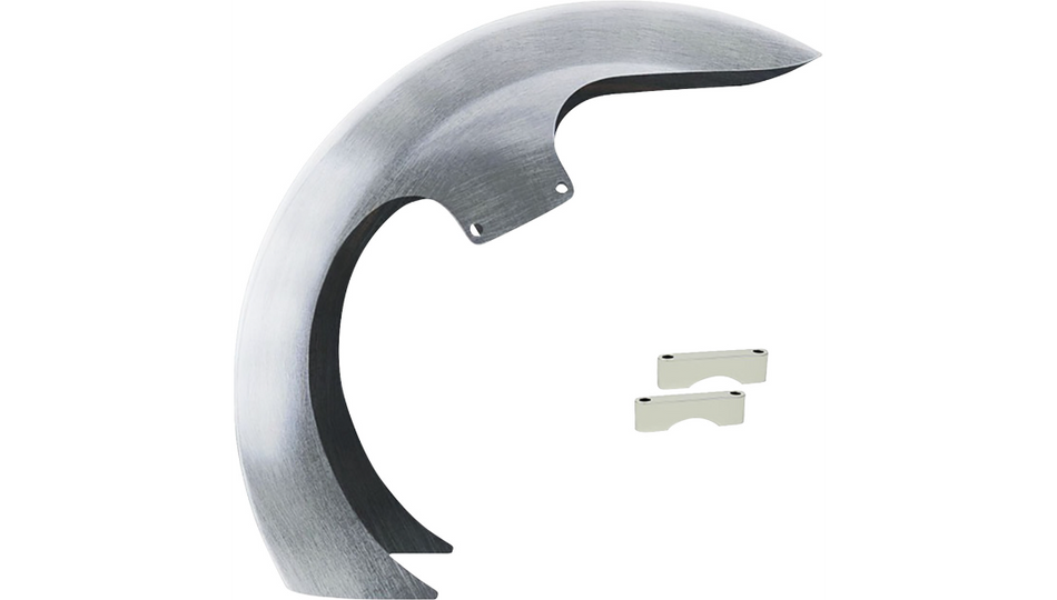 Paul Yaffe DEI Front Fender W/ Chrome Adapter for 23" Wheel 4 Harley 86-13 Touring