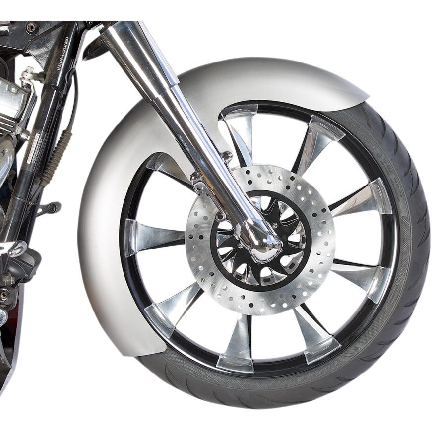 Russ Wernimont RWD 21" Front Wrapper Fender 5.5" W LS-2 Style Harley FLH/T 94-13