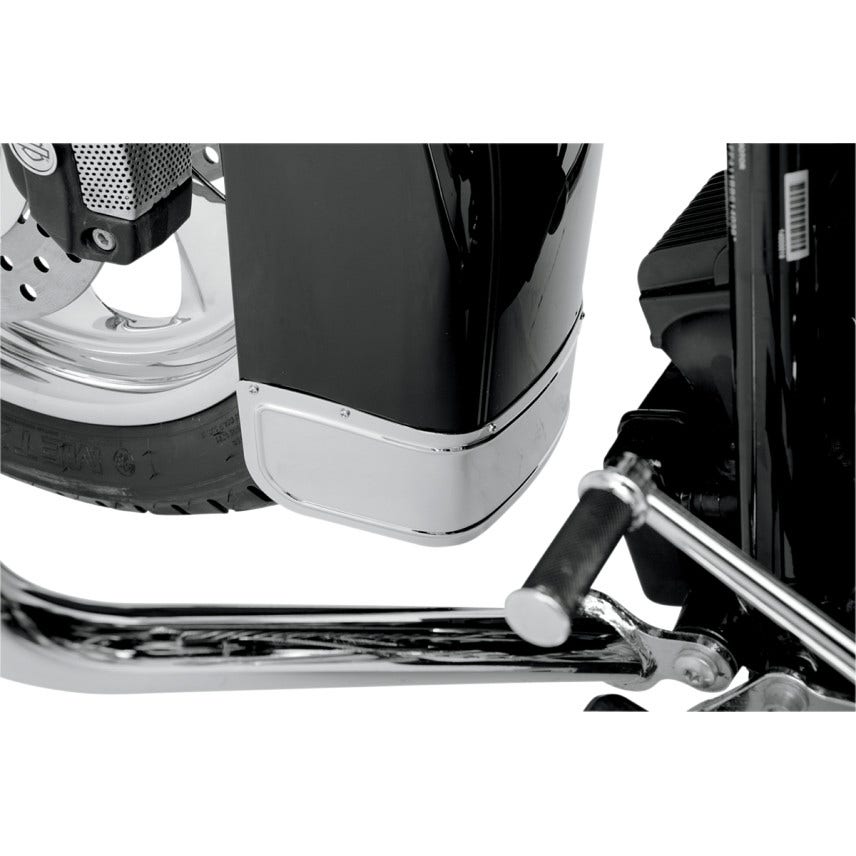 Drag Specialties Chrome Smooth Front Fender Skirt for Harley 84-13 FLT, FLHT