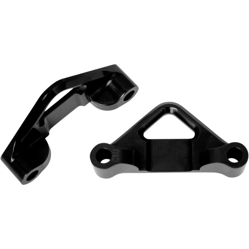 Accutronix Hot Legs Bagger Legs Black .8125" Spacers 6 3/8 Front Fenders 84-13