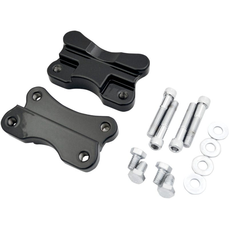 Drag Specialties Hotop Designs Black Fender to Fork Adapter 4 Harley FL Softail