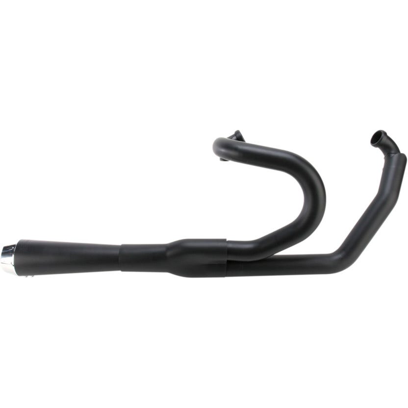 Bassani Black Road Rage 2 Into 1 Short Upswept Muffler Exhaust Harley XL 04-13