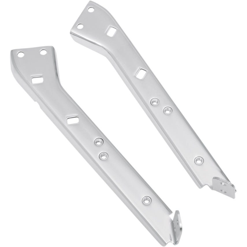 Drag Heavy Duty Saddlebag Support Chrome Brackets  Harley FLH FLT 85-08 1413-0011 / 1413-0012