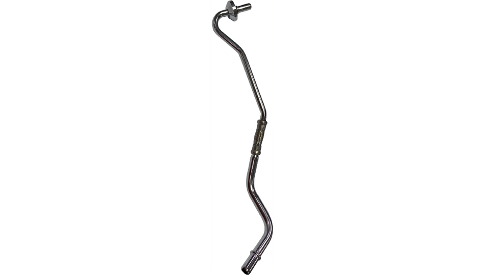 Drag Chrome Oil Return Line 4 Harley 00-06 Softail