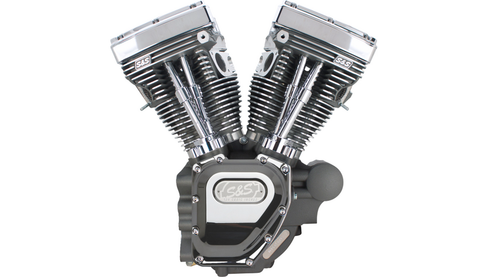S&S T124HC Series Long Block Engine for Harley 07-16 Touring Model