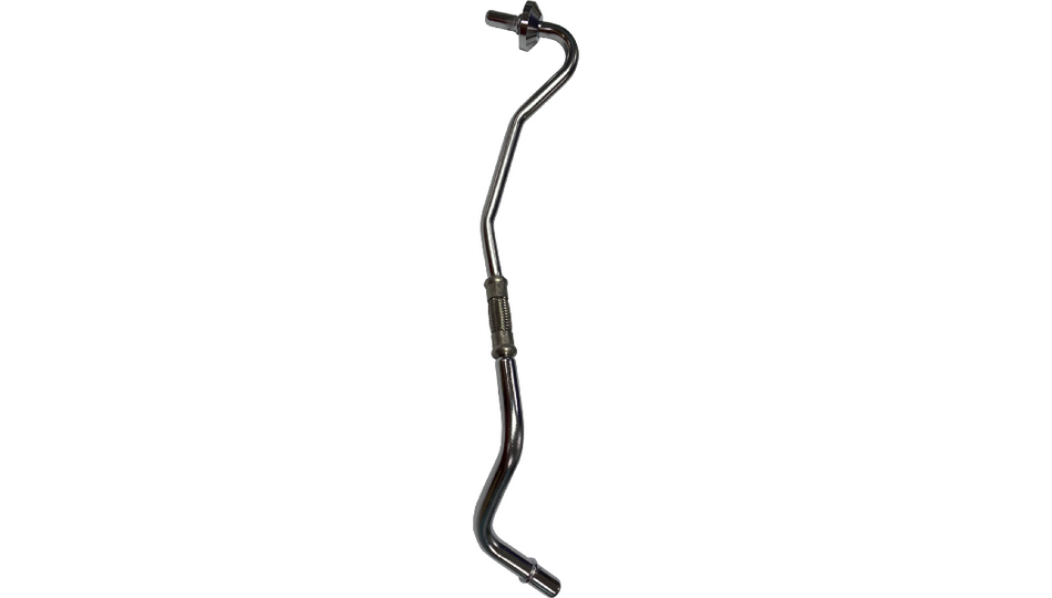 Drag Chrome Oil Return Line 4 Harley 07-17 Softail (Except FXSB)