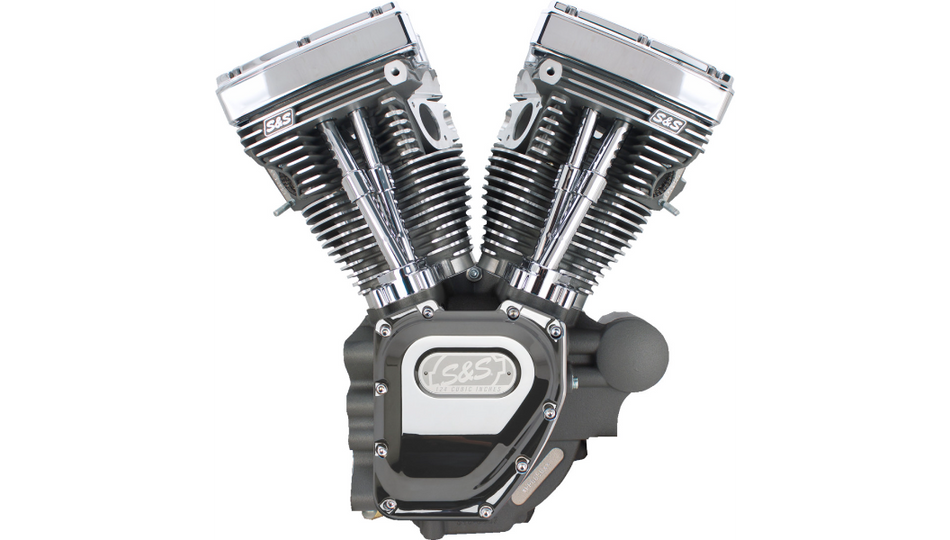 S&S T124LC Series Long Block Engine for Harley 07-16 Touring Model