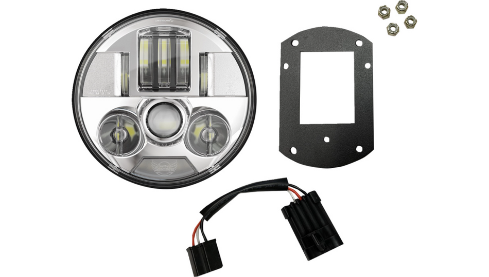 CD ProBeam 5.75" Low Rider ST Chrome Headlight Kit for Harley 22-23 Low Rider
