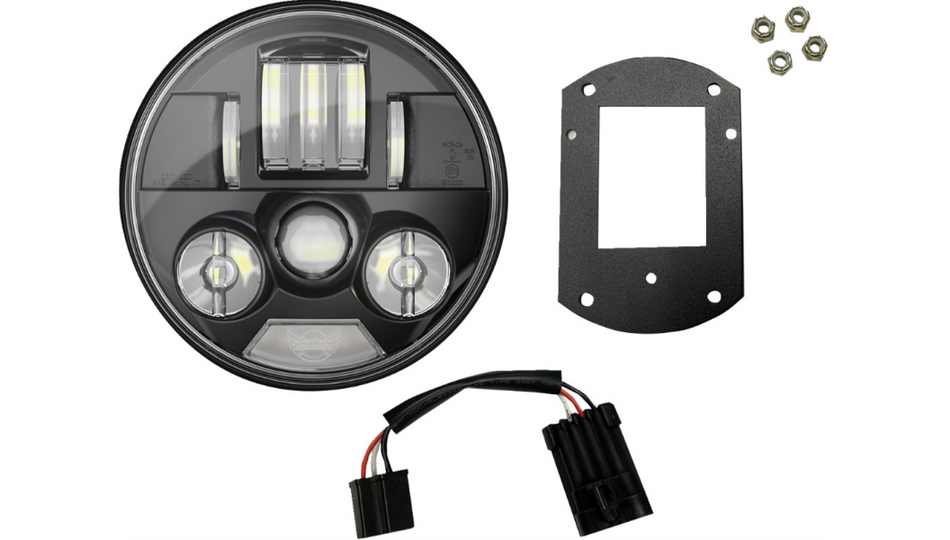 CD ProBeam 5.75" Low Rider ST Black Headlight Kit for Harley 22-23 Low Rider