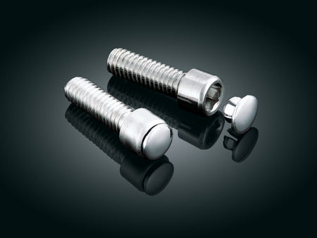 Kuryakyn Chrome Hot Spots Custom End Plugs for Allen Head Bolts 3/8" Pack of 6 | 8120