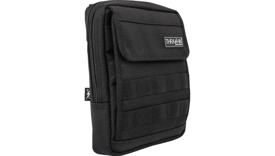 Thrashin Slim Black Handlebar Bag for Harley THB-0020