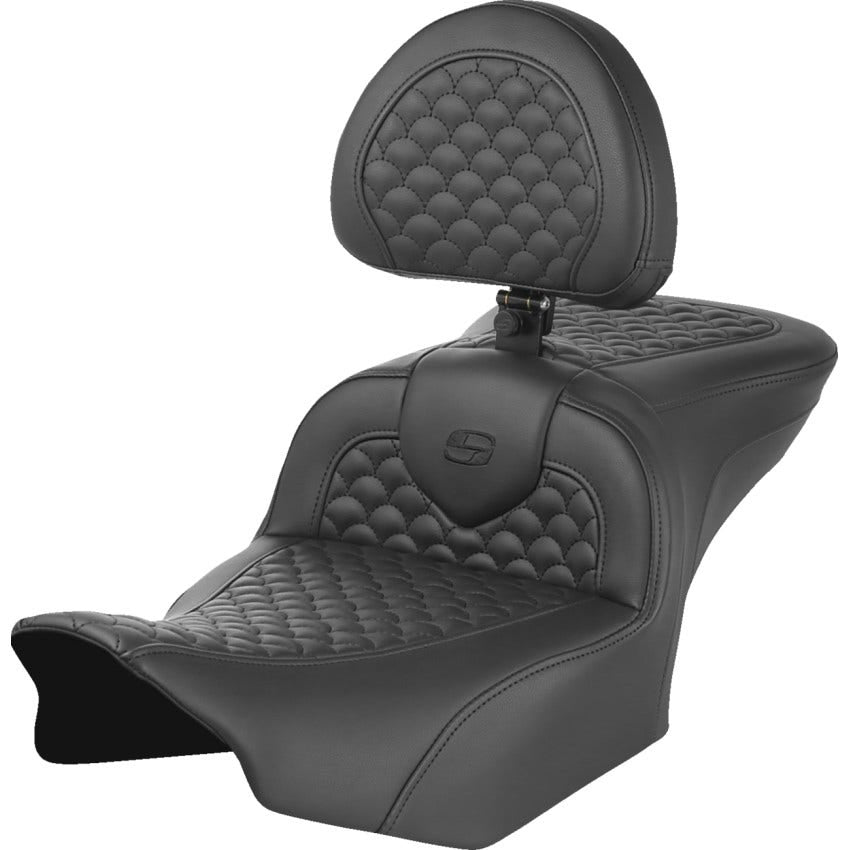 Saddlemen Dragon Scale Stitch RoadSofa Seat Harley 23-25 Touring