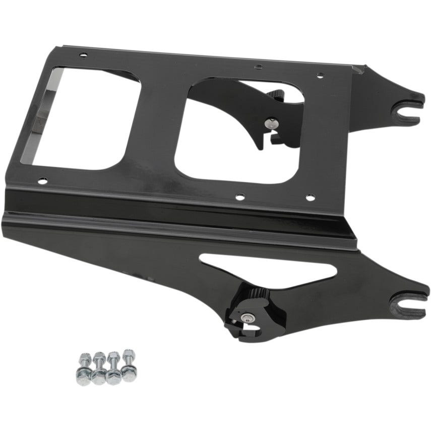 Drag Specialties Black Quick Detach Tour Pak Box Mount for Harley 09-13 FLH/T