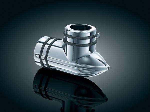 Kuryakyn Chrome Fuel Line Fitting Cover Harley EFI Touring Softail Dyna XL 02-17