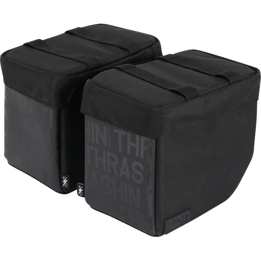 Thrashin Supply Co. Essential Mini Saddlebags for Harley Softail/Dyna/FXR/XL