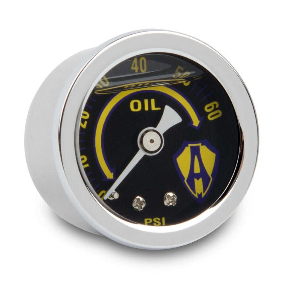 Arlen Ness 15-655 Replacement 1.5" Oil Pressure Gauge Original Colors TC 84-99